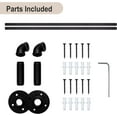 thumbnail image 6 of Rose Home Fashion Industrial Adjustable Indoor/Outdoor Curtain Rod, 18"-28", 6 of 8