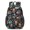 Hedgehog and Daisy, variant on Hedgehog and Daisy Blue Pattern 17" School Backpacks for Teens,Waterproof Oxford Fabric,S-Shape Padded Straps for School,Travel,Hiking,Camping