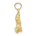 thumbnail image 2 of FJC Finejewelers 10k Yellow Gold Teddy Bear Charm, 2 of 6