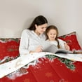thumbnail image 5 of jejeloiu Christmas Theme Bedding Comforter Set,Santa Claus Twin Comforter Sets,Kawaii Snowflake Snowman Bedding Set For Teens,Microfiber Bedroom Decor Reversible,2pcs, 5 of 8