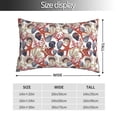 thumbnail image 2 of Pofeuu Starfish Shell Print Polyester Microfiber Plush Pillowcases, Super Soft and Cozy Pillow Case Covers with Envelop Closure（Pillow core not included）-20"x30", 2 of 6