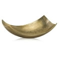 thumbnail image 2 of HomeRoots Brushed Gold Large Scoop Bowl - 354616, 2 of 2