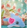 thumbnail image 5 of DolliBu Happy Mother's Day Super Soft Plush Dolphin - Cute Stuffed Animal Present With Pink Heart Message for Best Mommy, Grandma, Wife, Daughter - Cute Ocean Life Plush Toy Gift - 13.5 Inch, 5 of 6