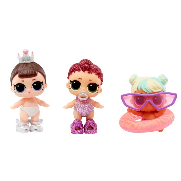 Muneca coleccionable L.O.L. Surprise Bubble Surprise Lil Sisters Bodega Aurrera en linea