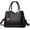 Black, variant on Women's Elegant Pu Leather Handbag Shoulder Bag Fashion Adjustable Tote Messenger Bag Medium Capacity Work Daily