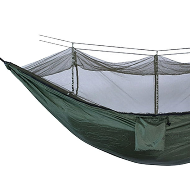 Runquan Camping Hammock With Net Double Single Portable Hammocks Parachute Lightweight Green Other