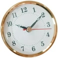 thumbnail image 6 of Round Clock Small Clock Insert Roman/Arabic Numerals Gold/Silver Trim For Craft And Replacement Clocks 70mm 80mm 90mm, 6 of 8