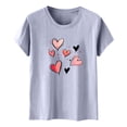 thumbnail image 5 of Haivin Womens T Shirts Short Sleeve Tops Casual Blouses Spring Summer Outfits Flowy Front Scooped Neck, 5 of 5