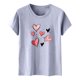 thumbnail image 5 of Haivin Womens T Shirts Short Sleeve Tops Casual Blouses Spring Summer Outfits Flowy Front Scooped Neck, 5 of 5