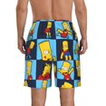 thumbnail image 3 of Men's The Simpson Emo Quick Dry Summer Swim Trunks Board Shorts Beach Bathing Suit Small, 3 of 9