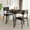 black, variant on 3 Piece Modern Dining Set,Space Saving Dinette for Kitchen,Dining Room,Small Space,Dining Table Set w/Metal Frame,Built-in Storage Rack,Kitchen Table with 2 Upholstered Chairs