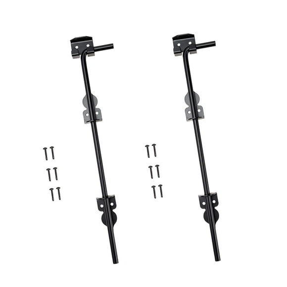 2 Piezas Cerradura de Puerta de Cerradura de Puerta de Pasador de Tope de Puerta de Varilla de Pestillo de Piso de Puerta de Valla, Pestillos de Puert 46cm x 81cm