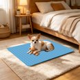 thumbnail image 2 of Cooling Mat for Dogs Cats Portable Pet Cooling Pad Non Slip Washable Large Puppy Ice Pad for Crate Sofa Floor Hot Weather Relief, 2 of 7