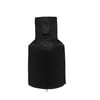 SIRUITON Chiminea Cover Outdoor Waterproof Breathable Oxford Polyester Chiminea Protective Cover Black,(High) 48×(Bottom Width) 25×(Top Width) 9in