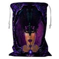 thumbnail image 1 of EREHome Masquerade Purple Queen ruled seven worlds Storage Basket Laundry Bag with Drawstring 18x24 Inch, 1 of 2