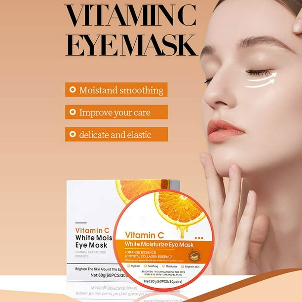 Fiudx Mascarilla para Ojos, Almohadillas Gel Hidratantes, Suavizante de Arrugas para El Contorno de Ojos, Mascarilla Facial Antiojeras, para Contorno de Ojos, Cuello y Nariz, Rutina de Belleza Unisex