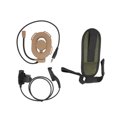 thumbnail image 1 of Auriculares De Casco De Motocicleta Unilateral Ajustable Con PTT U94 Para MOTOROLA XIR P8268 DP4400 - Marrón, 1 of 10