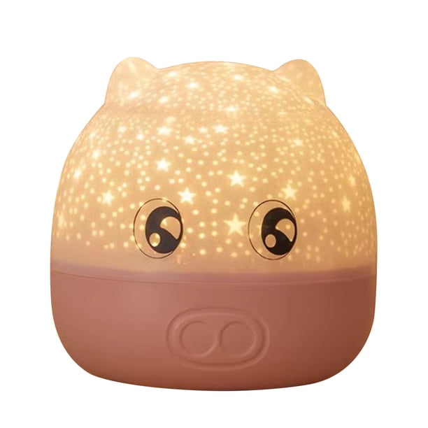 Proyector de estrellas con luz nocturna y altavoz Bluetooth | Luces de cielo galáctico giratorias y música relajante | Lámpara de noche para dormir para habitaciones infantiles y decoración infantil