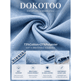 thumbnail image 5 of DOKOTOO Women's High Waisted Jeans Stretchy Comfort Fit Flared & Straight Leg Trendy Raw Hem Loose Fit 90s Retro (Plus Size Available), 5 of 9