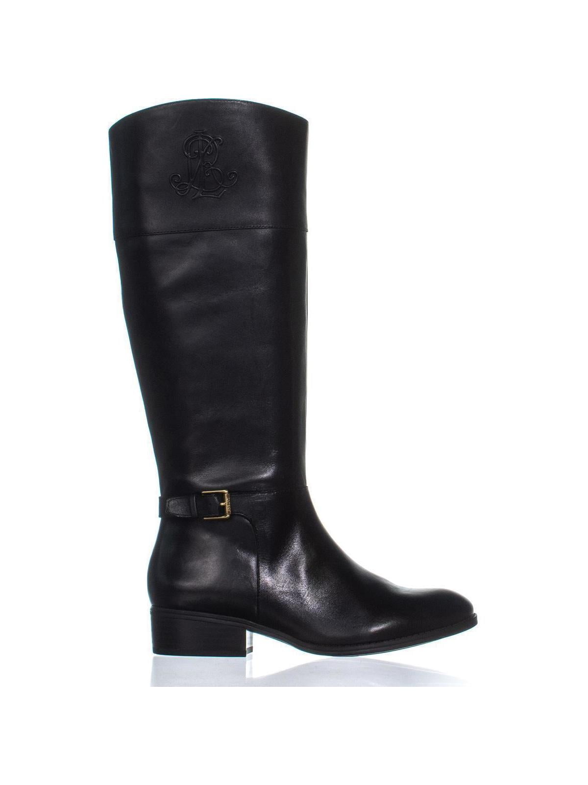 Womens Lauren Ralph Lauren Madisen Knee High Boots Black Walmart