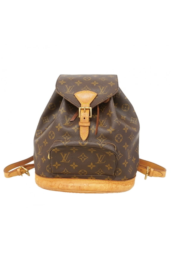 Pre-Owned Louis Vuitton Monogram Montsouris MM Backpack (M51136) Brown - Women's