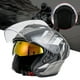 thumbnail image 5 of Casco de cara 3/4 antideslumbrante de doble lente Scooter Moto casco de montar casco de Motocross, 5 of 9