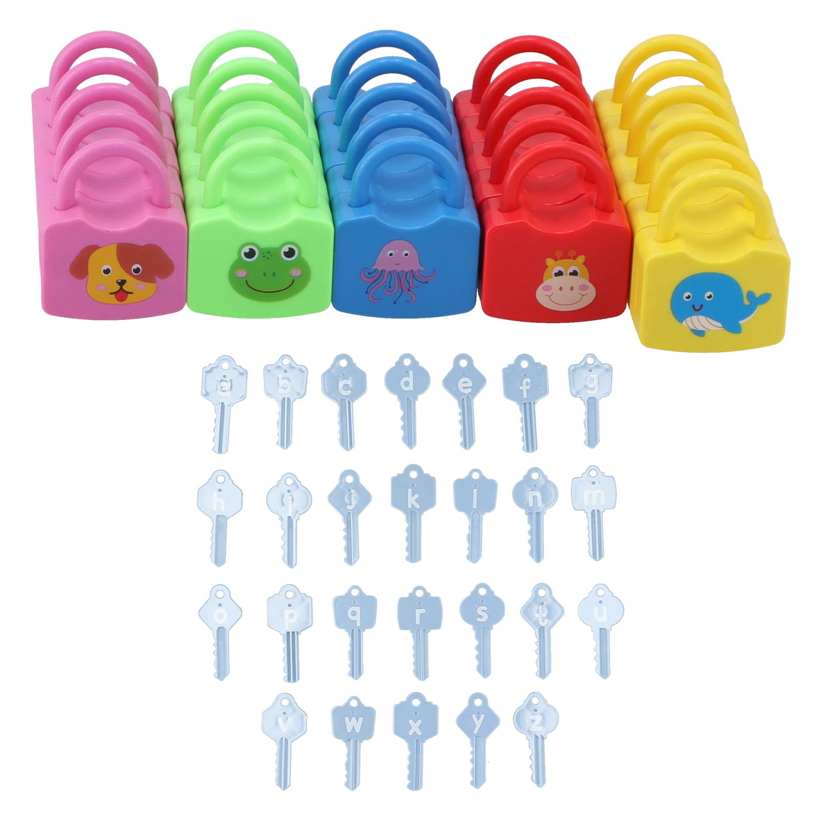 Fyydes Learning Locks Alphabet Toys,Educational Alphabet Set,Learning