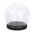thumbnail image 5 of kowaku Cloche Glass Dome with Base Valentines Day Gifts Dollhouse Decoration Showcase Home Tabletop Bell Jar Display Case Glass Dome 15cm, 5 of 9