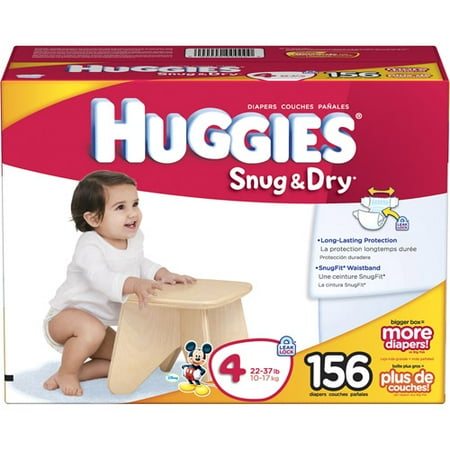 HUGGIES Snug & Dry Diapers (Choose Your Size)