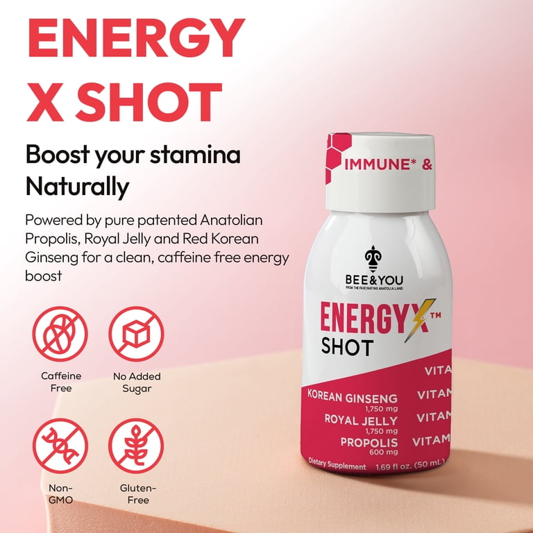 BEE & YOU, Energy Supplement, 12 Pack, Korean Red Ginseng Energy