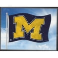 thumbnail image 1 of Michigan Wolverines Logo Banner Flag, 1 of 1