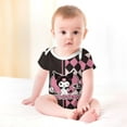 thumbnail image 4 of Kuromi And My Melody Baby Bodysuit Boy Girl Clothes Soft Newborn Infant Outfit Short Sleeve Romper, 4 of 8