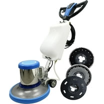 PreAsion 17" Commercial and Industrial Floor Scrubber Buffer Heavy Duty Polisher Machine 110V