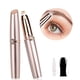 thumbnail image 1 of Depiladora de cejas, recortadora de cejas de precisión sin dolor para mujeres, herramienta de afeitar portátil para depilación de cejas con luz - oro rosa Adepaton HMHZ839, 1 of 8