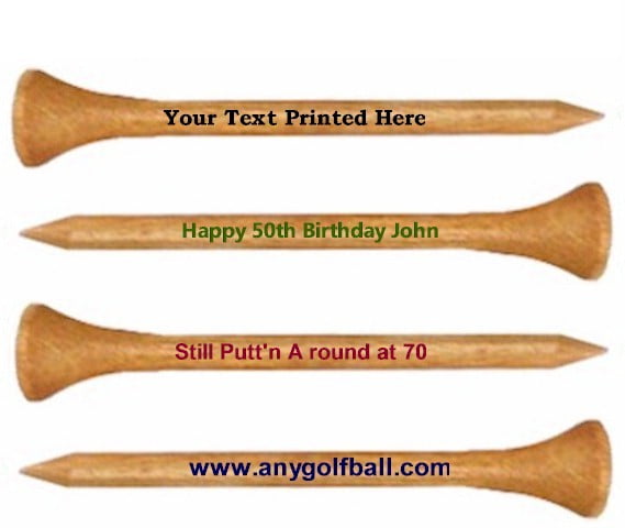 personalized Natural tee 2 3/4' 1 line 50ct •