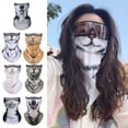 thumbnail image 4 of QHUDLV 3D Printed Scarf Triangle Face Mask Hanging Ear Cycling Sports Hiking Running, 4 of 9