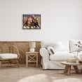 thumbnail image 2 of Stupell Industries Rodeo Cowboy Painting Animals & Insects Painting Gray Floater Framed Art Print Wall Art, 21 x 17, 2 of 9