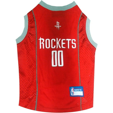 Authentic Nba Basketball Jersey - Pets First NBA Houston Rockets Mesh Basketball Dog Jersey, Available in Various Sizes