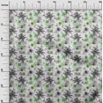 thumbnail image 3 of oneOone Cotton Flex Green Fabric Sea Life Pattern Sewing Material Print Fabric By The Yard 40 Inch Wide, 3 of 5