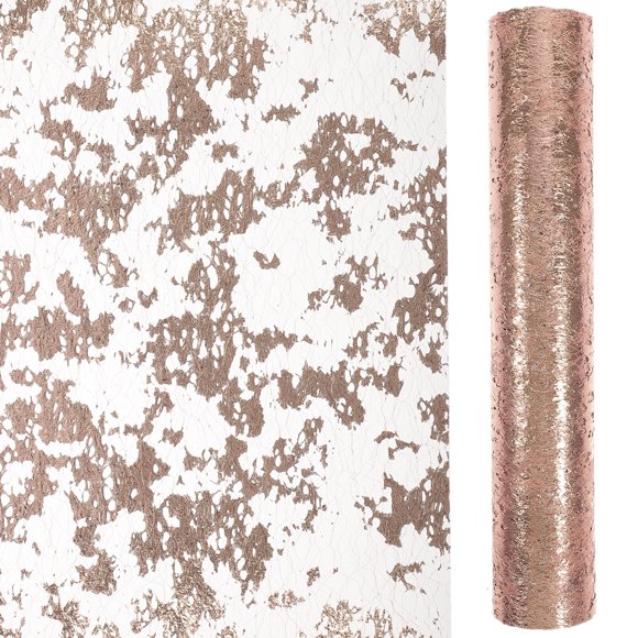 CIMAXIC wedding Table Runner Bronzing Table Cloths Runner Wedding Dinning Table Centerpieces,179.92"X19.69"(LxW)
