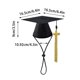 thumbnail image 3 of Sombrero de graduación para mascotas, sombrero de graduación para perros y gatos, sombrero de licenciado para perros, sombrero de médico, accesorio fotográfico de graduación, 3 of 5