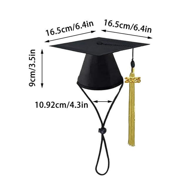 Ltdhehe Pet Graduation Hat Dog Cat Graduation Hat Dog Bachelor Hat Doctor Hat Graduation Photo Prop