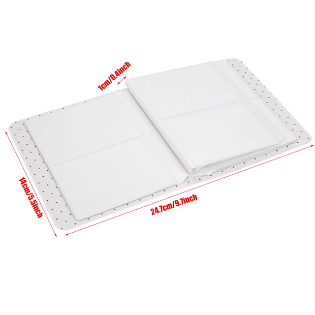 KIMISS Mini Photo Album, Quicksand Beads 64 Pockets 3 Inch Mini Photo Book Album For Camera Photos