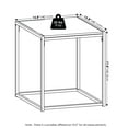 thumbnail image 5 of Furinno Camnus Modern Living End Table, Solid White/White, 5 of 6