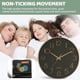 thumbnail image 4 of Reloj de pared silencioso, reloj digital tridimensional simple., 4 of 5