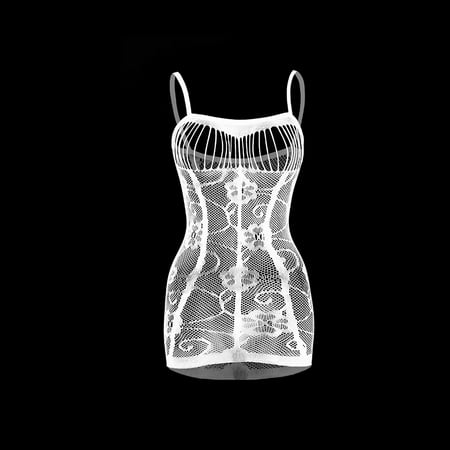 Generic New Sexy Lingerie Sheer Cutout Seduction Braces Dew One-Piece Jacquard Fishnet Clothes Mesh Stockings W426