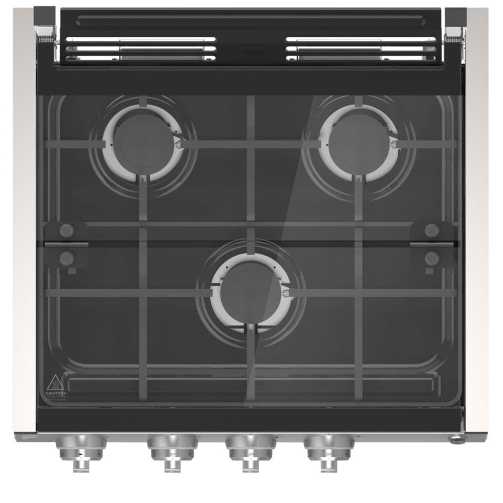 Furrion 2021123893 SlideIn 3 Burner Gas RV Cooktop with Glass Cover