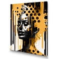thumbnail image 2 of Designart "Gold Transcending Female Portrait V" Modern Woman Canvas Wall Art, 2 of 5