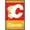 Barnwood Framed Version, variant on NHL Calgary Flames - Retro Logo 13 Wall Poster, 14.725" x 22.375"