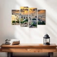 thumbnail image 2 of Elephant Stock Tower Of David Wall Art - Horizontal Multi Panel Canvas - Living Room Wall Decor - Places Multi Panel - Gray And Beige Decor - 24" x 14", 2 of 4